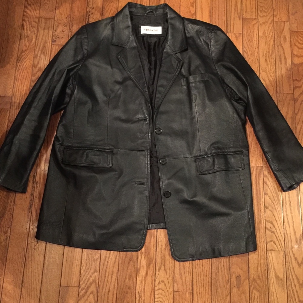 Genuine Men’s Black Leather Jacket